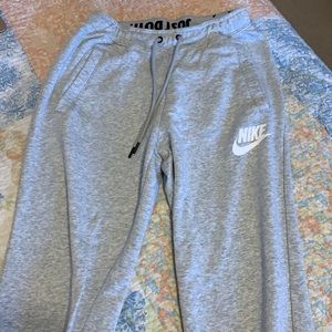 Heather Grey Nike Fleece Joggers